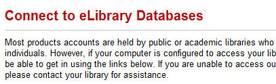 eLibrary Login